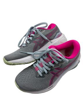 Asics GT-1000 Running Shoes Womens Size 5 Gray Pink FlyteFoam GEL